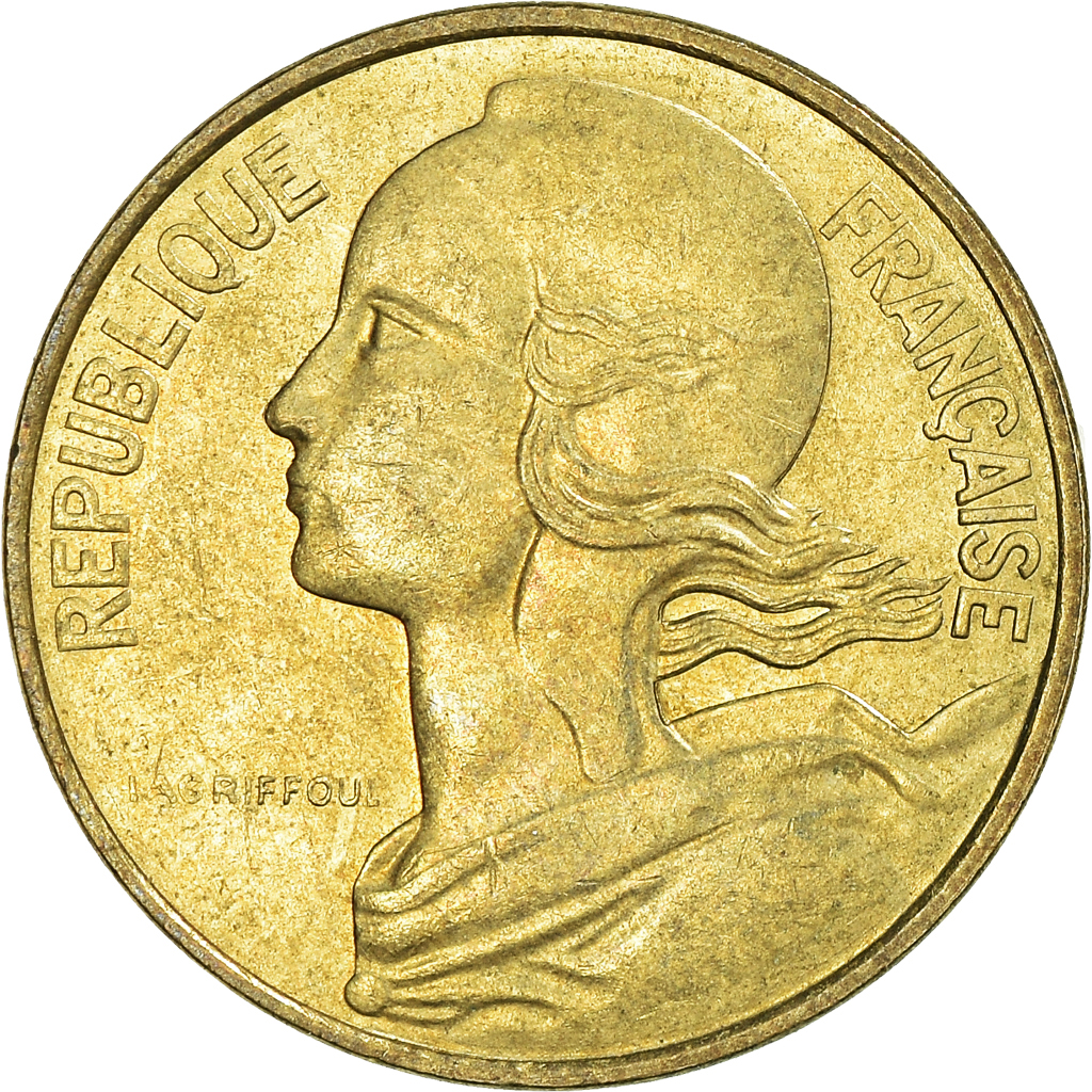 Moneda, Francia, 10 Centimes, 1981