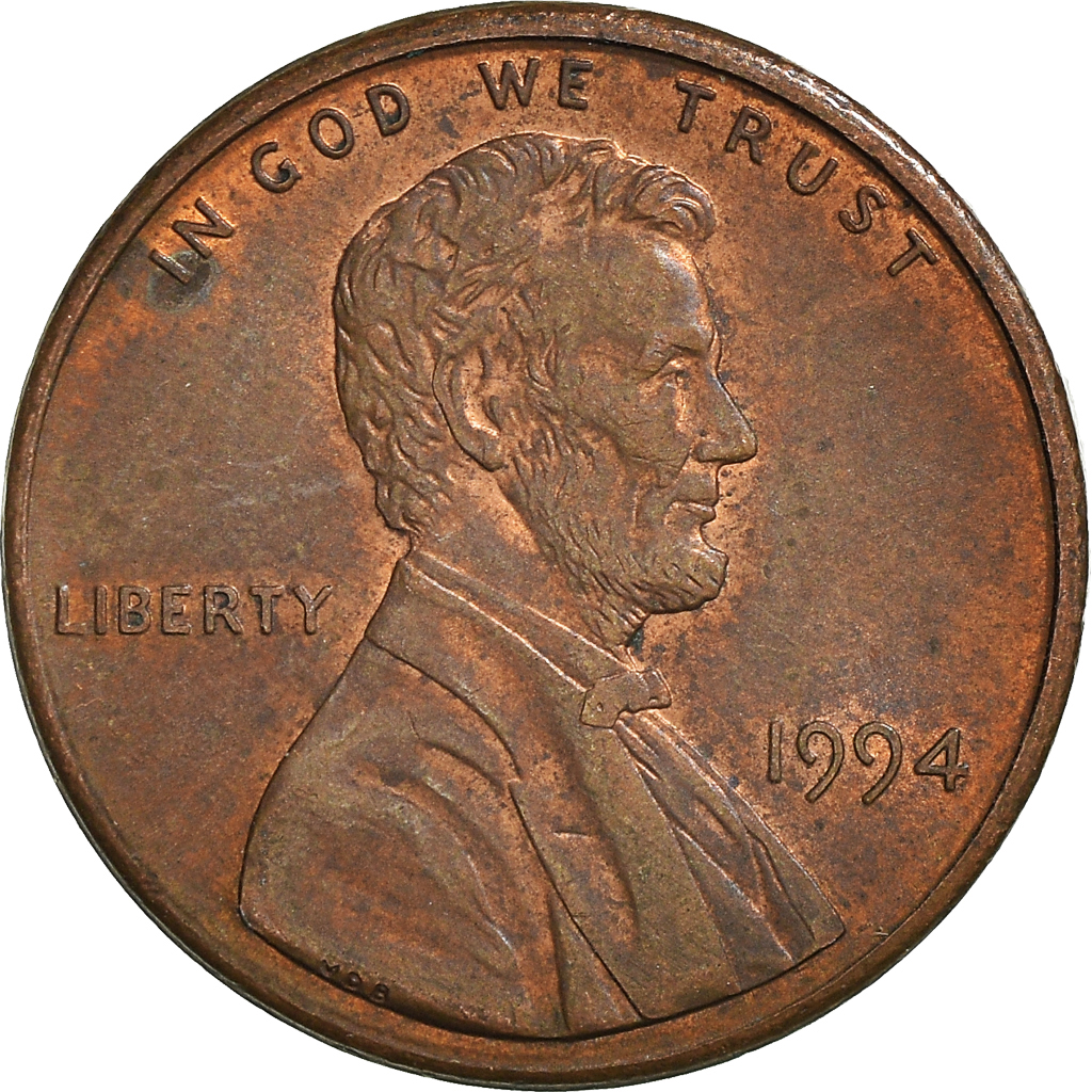 Moneda, Estados Unidos, Cent, 1994