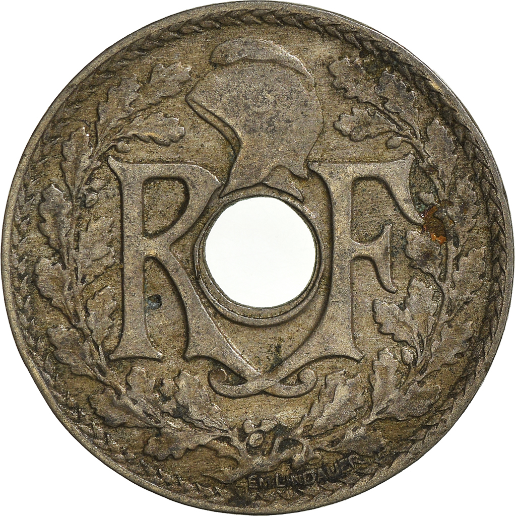 Moneda, Francia, 25 Centimes, 1918