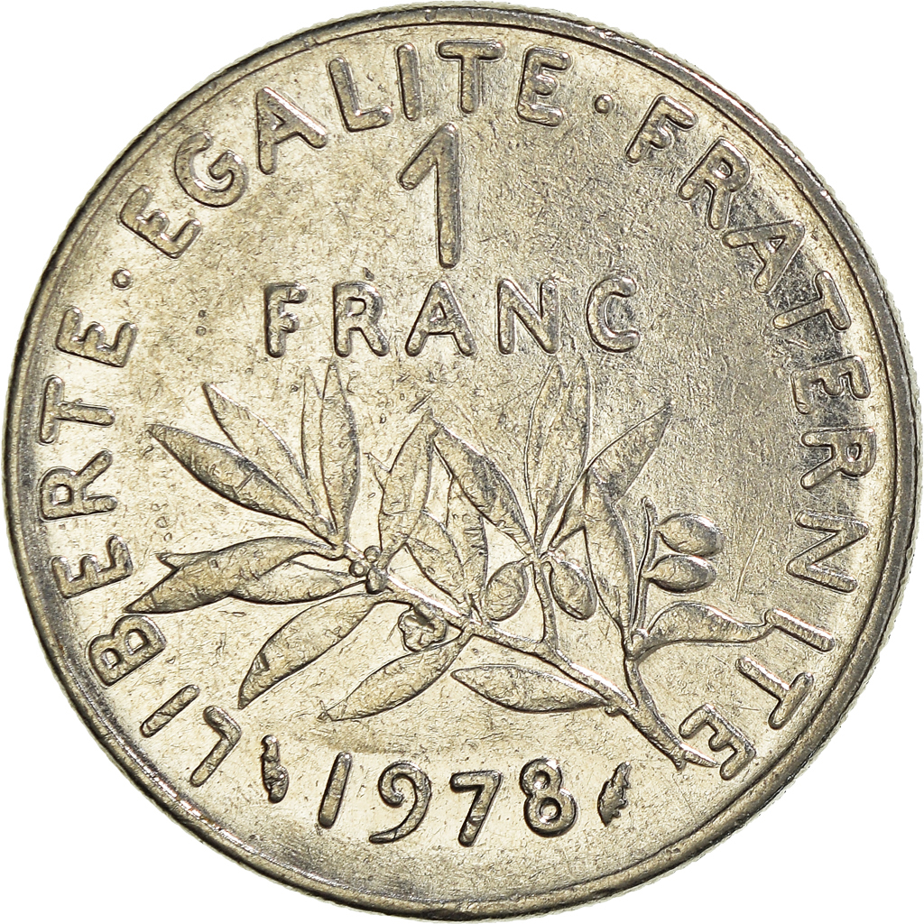 Moneda, Francia, Franc, 1978