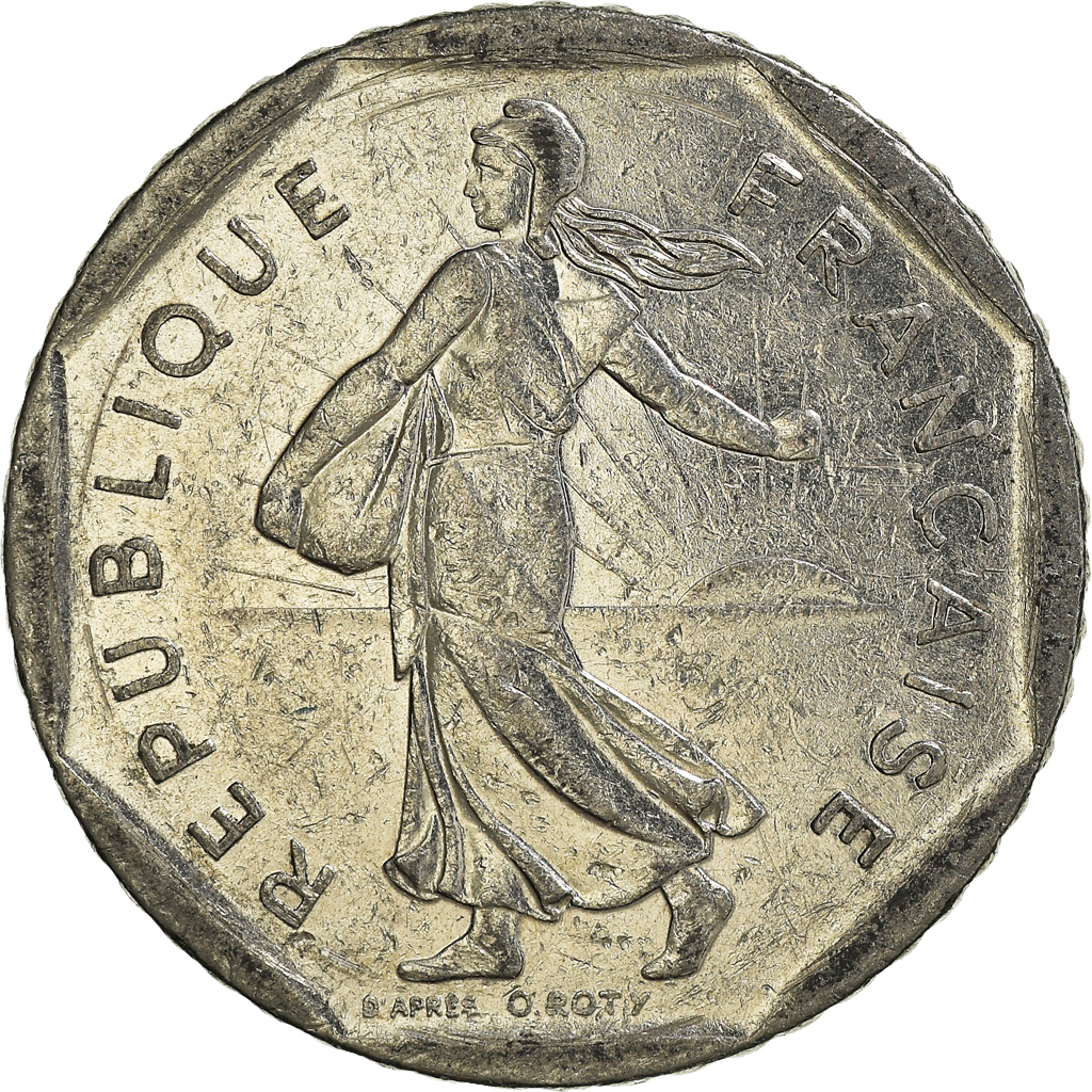 Moneda, Francia, 2 Francs, 1981