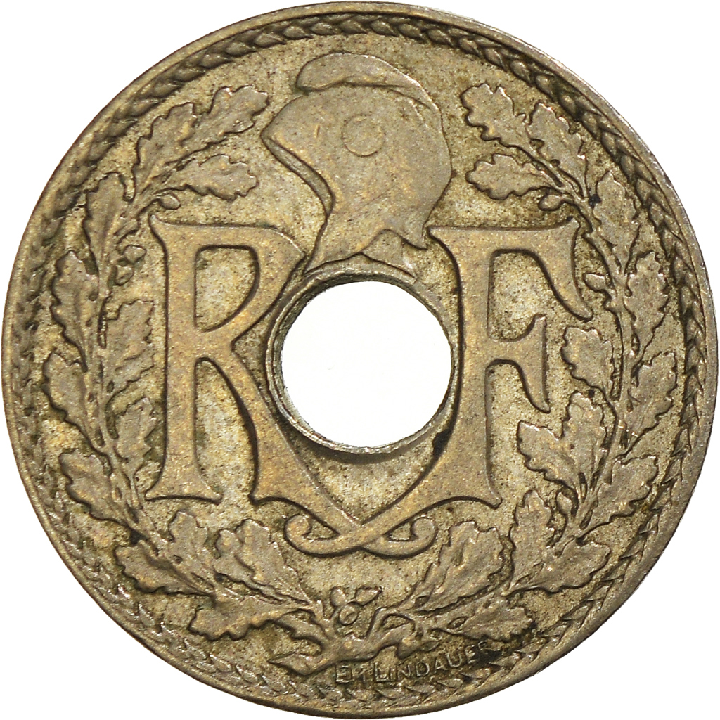 Moneda, Francia, 5 Centimes, 1935