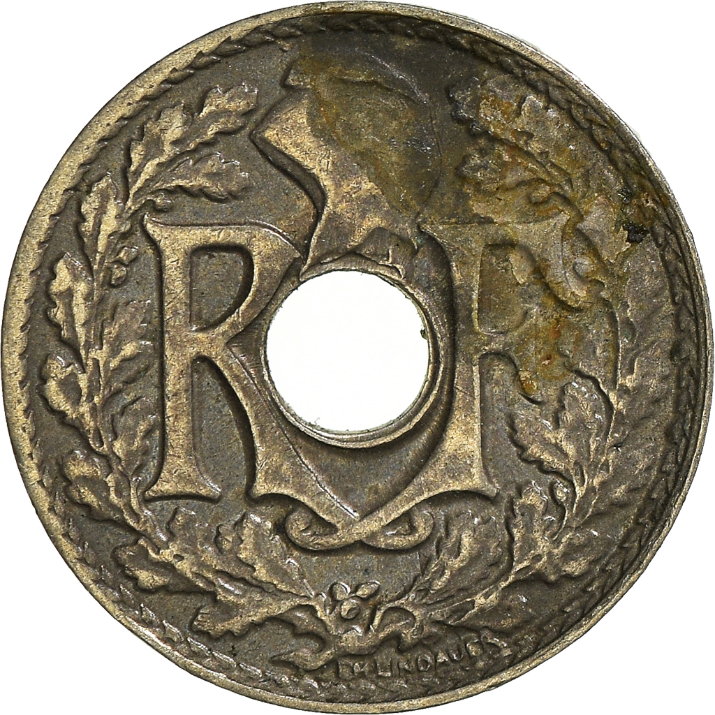Moneda, Francia, 5 Centimes, 1926