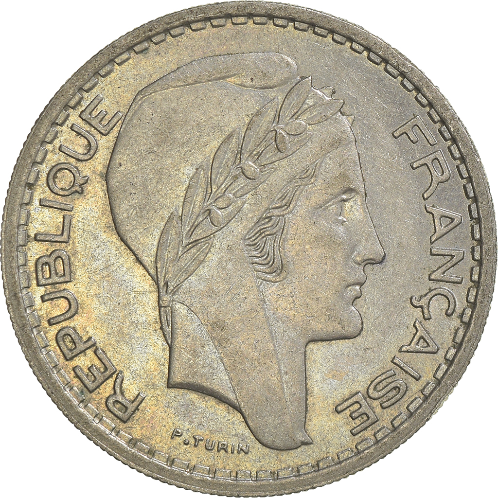 Moneda, Francia, 10 Francs, 1949