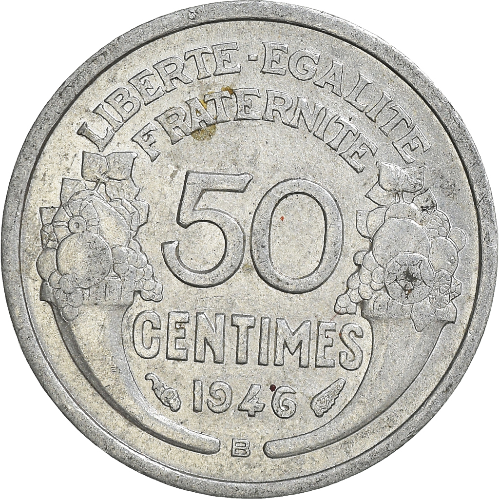 Moneda, Francia, 50 Centimes
