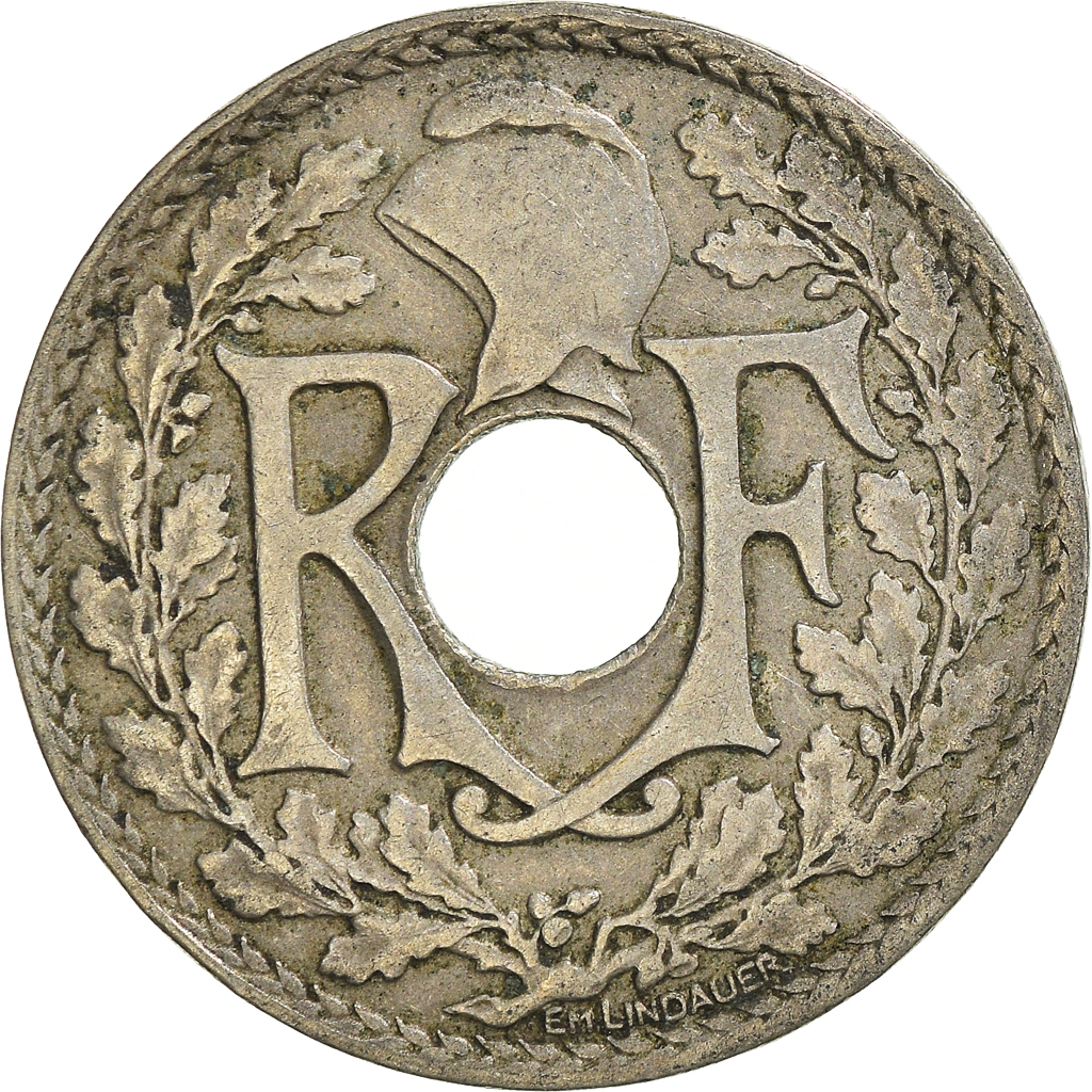 Moneda, Francia, 25 Centimes, 1925