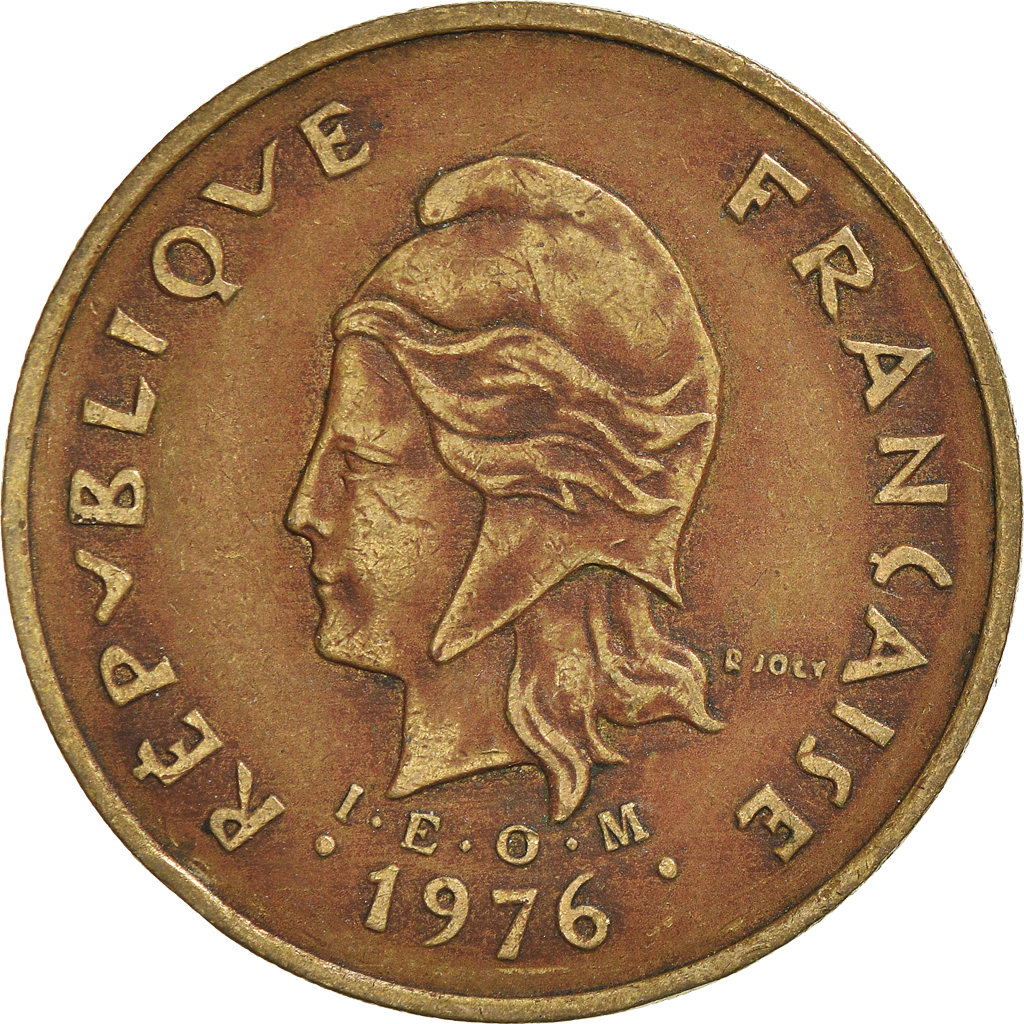 Moneda, Nueva Caledonia, 100 Francs, 1976