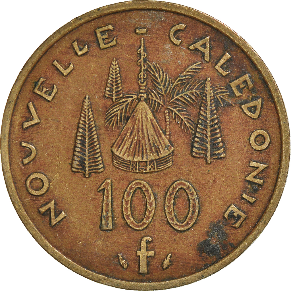 Moneda, Nueva Caledonia, 100 Francs, 1976