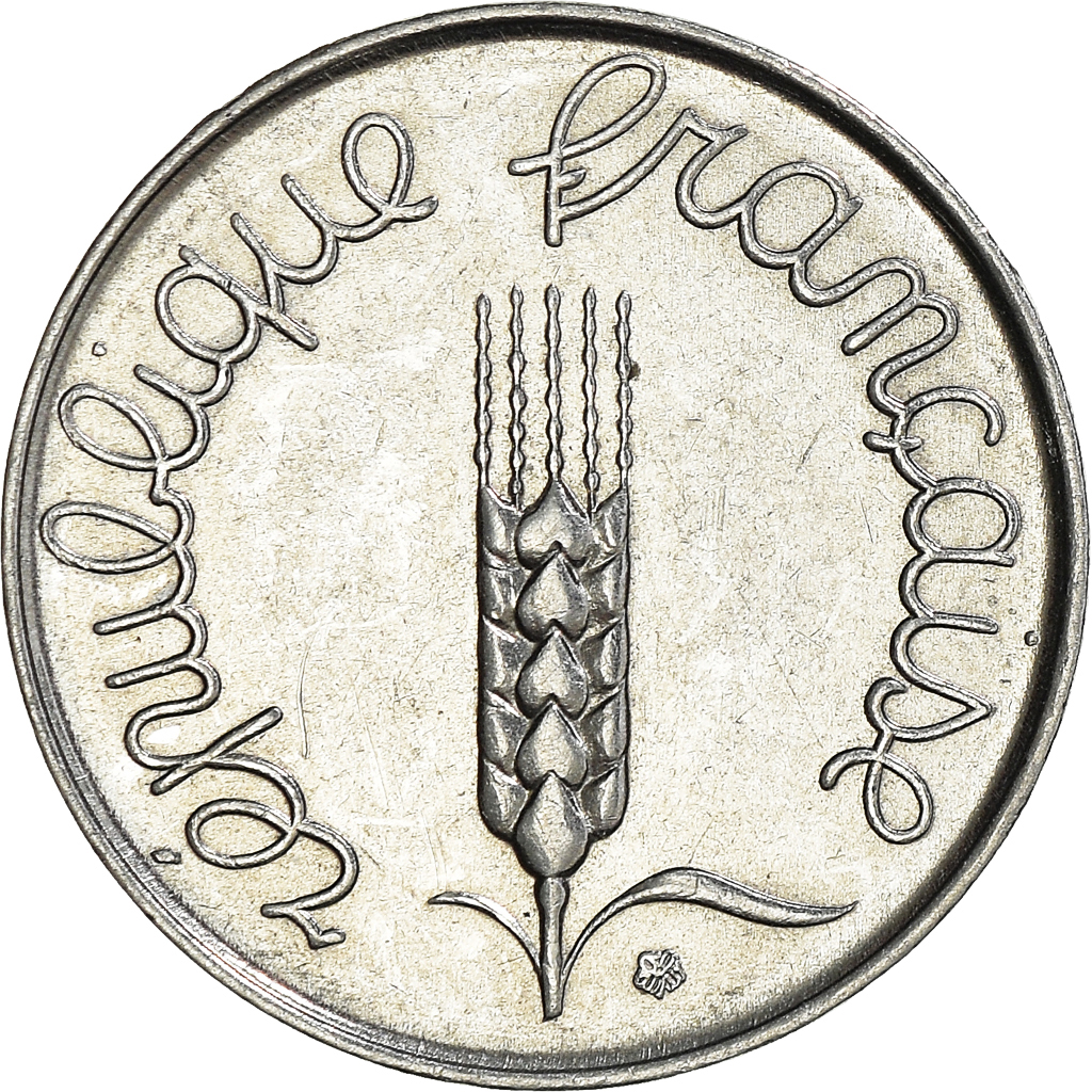 Moneda, Francia, 5 Centimes, 1964