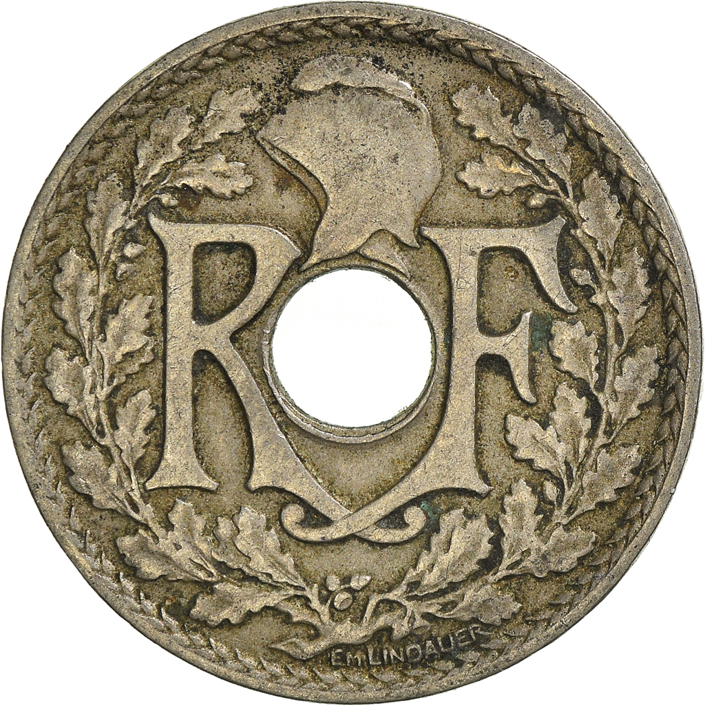 Moneda, Francia, 25 Centimes, 1921