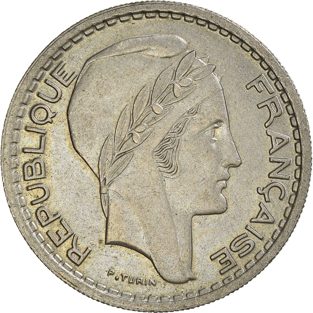 Moneda, Francia, 10 Francs, 1949