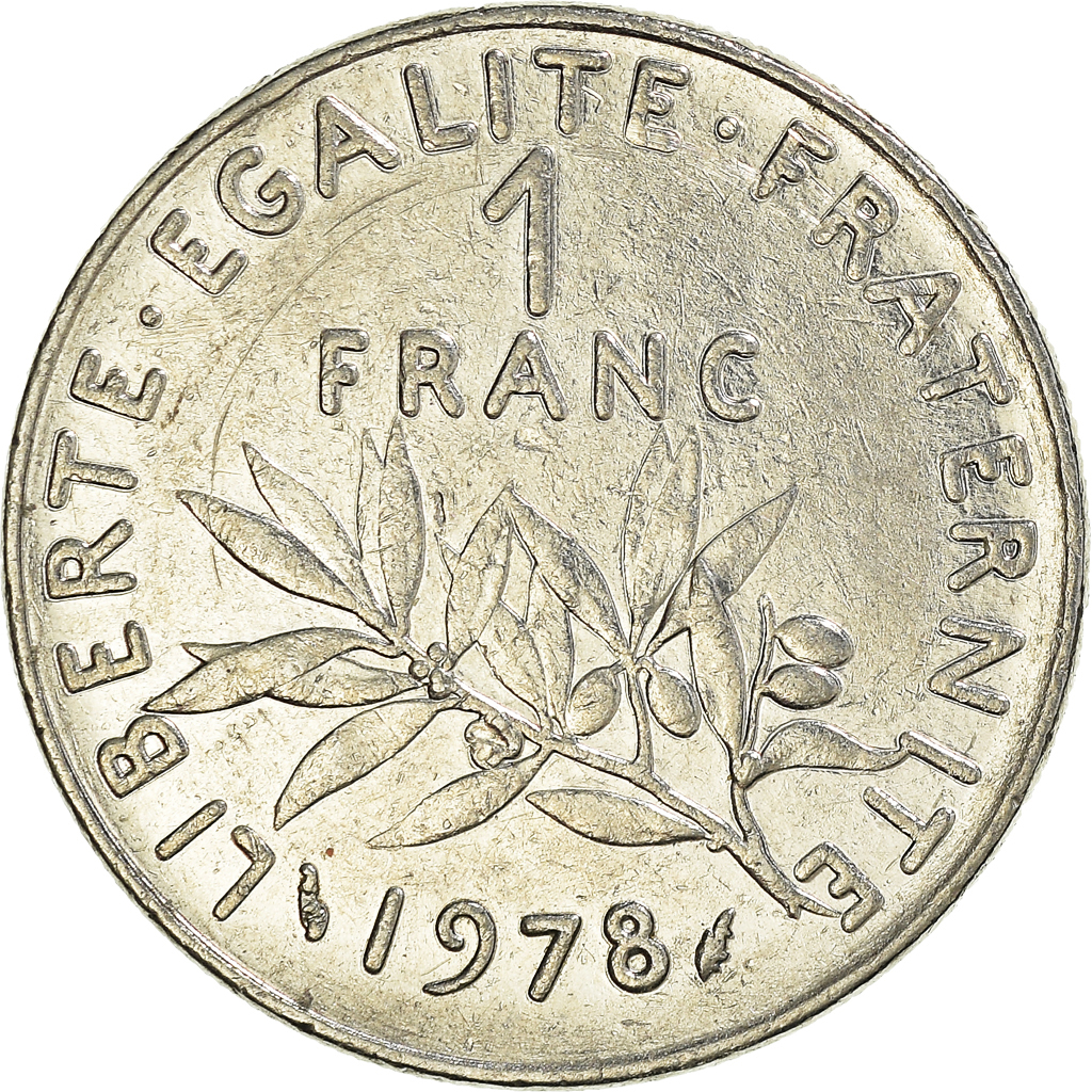 Moneda, Francia, Franc, 1978
