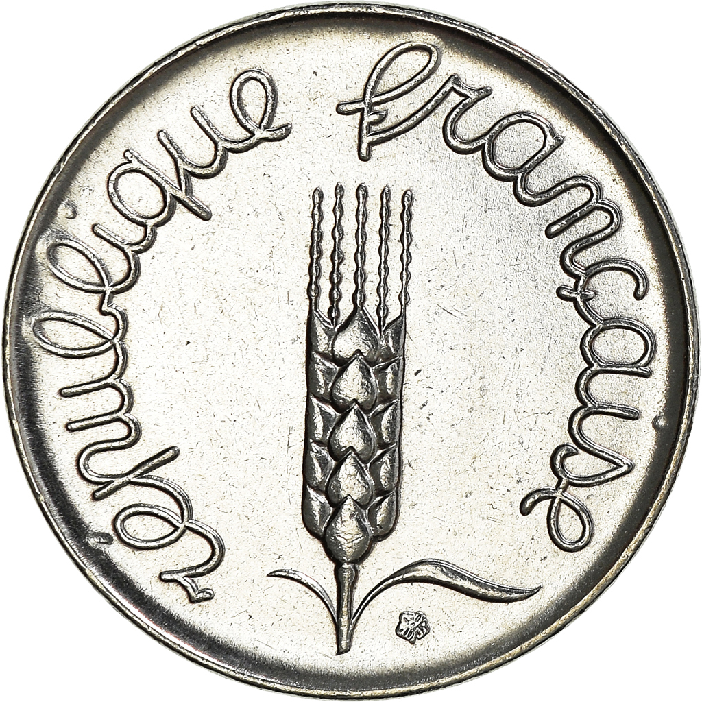 Moneda, Francia, 5 Centimes, 1962