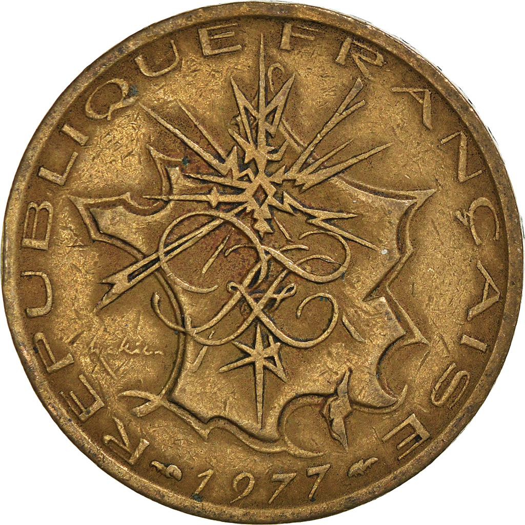 Moneda, Francia, 10 Francs, 1977
