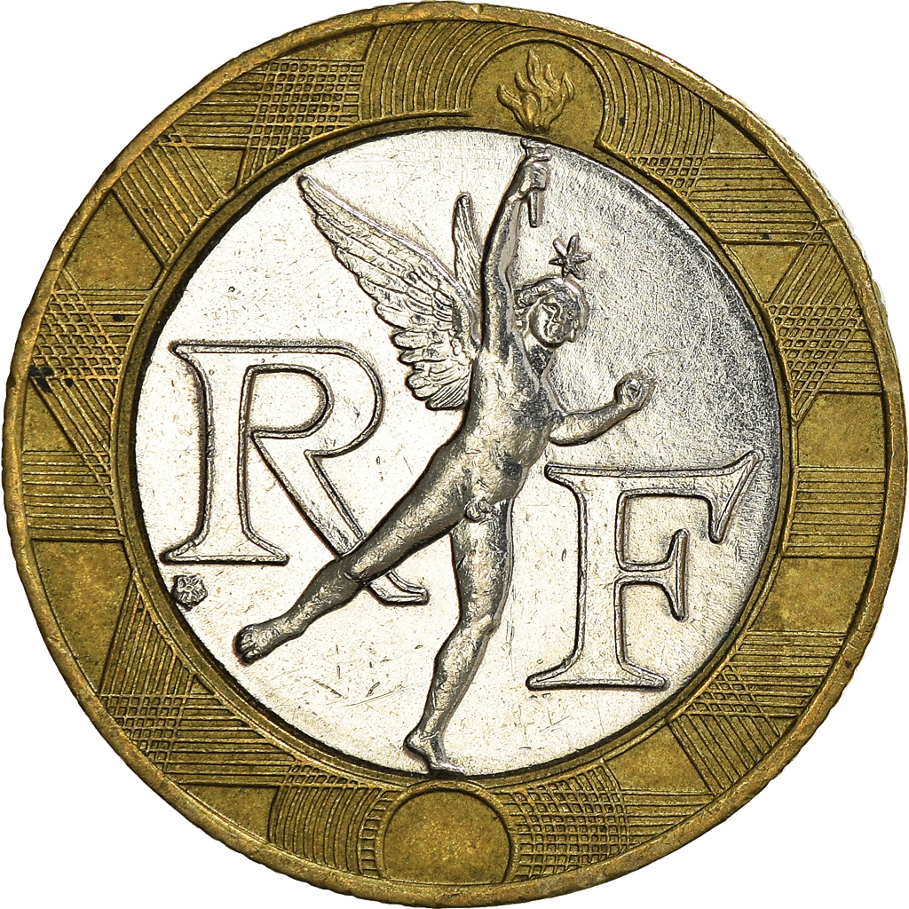 Moneda, Francia, 10 Francs, 1989