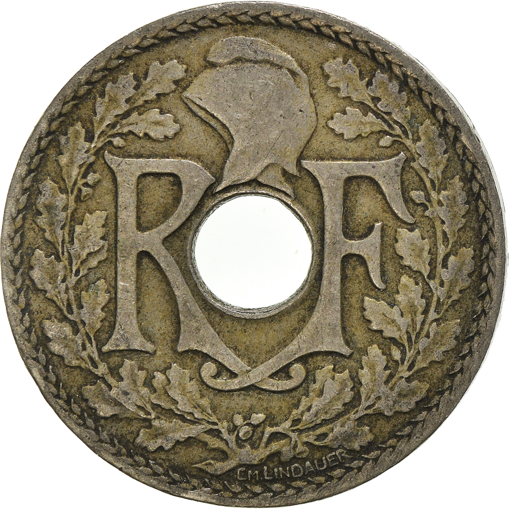 Moneda, Francia, 25 Centimes, 1922