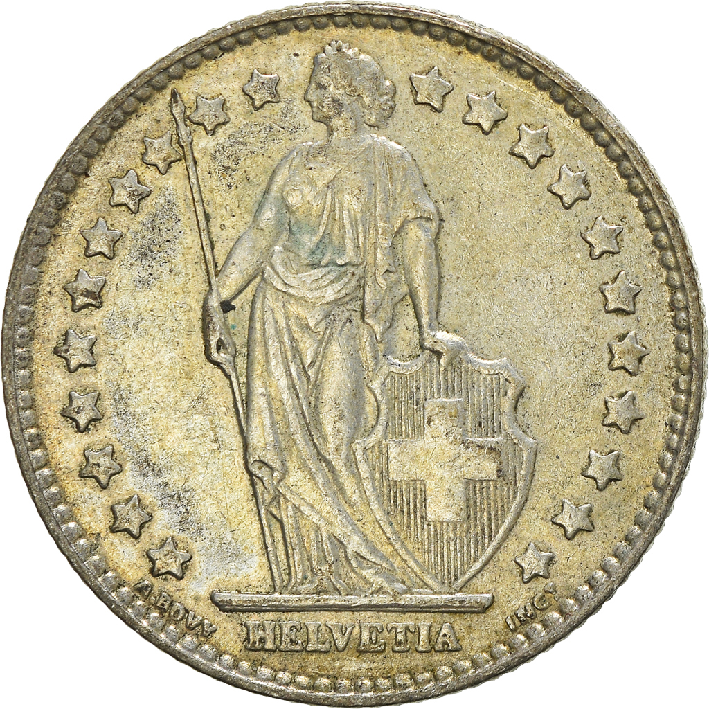 Moneda, Suiza, Franc, 1962