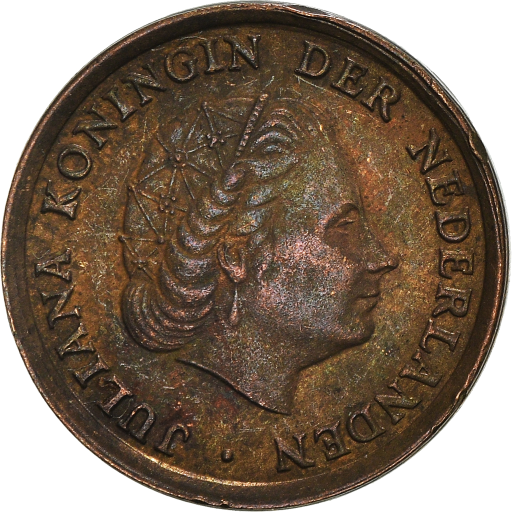Moneda, Países Bajos, Cent, 1963