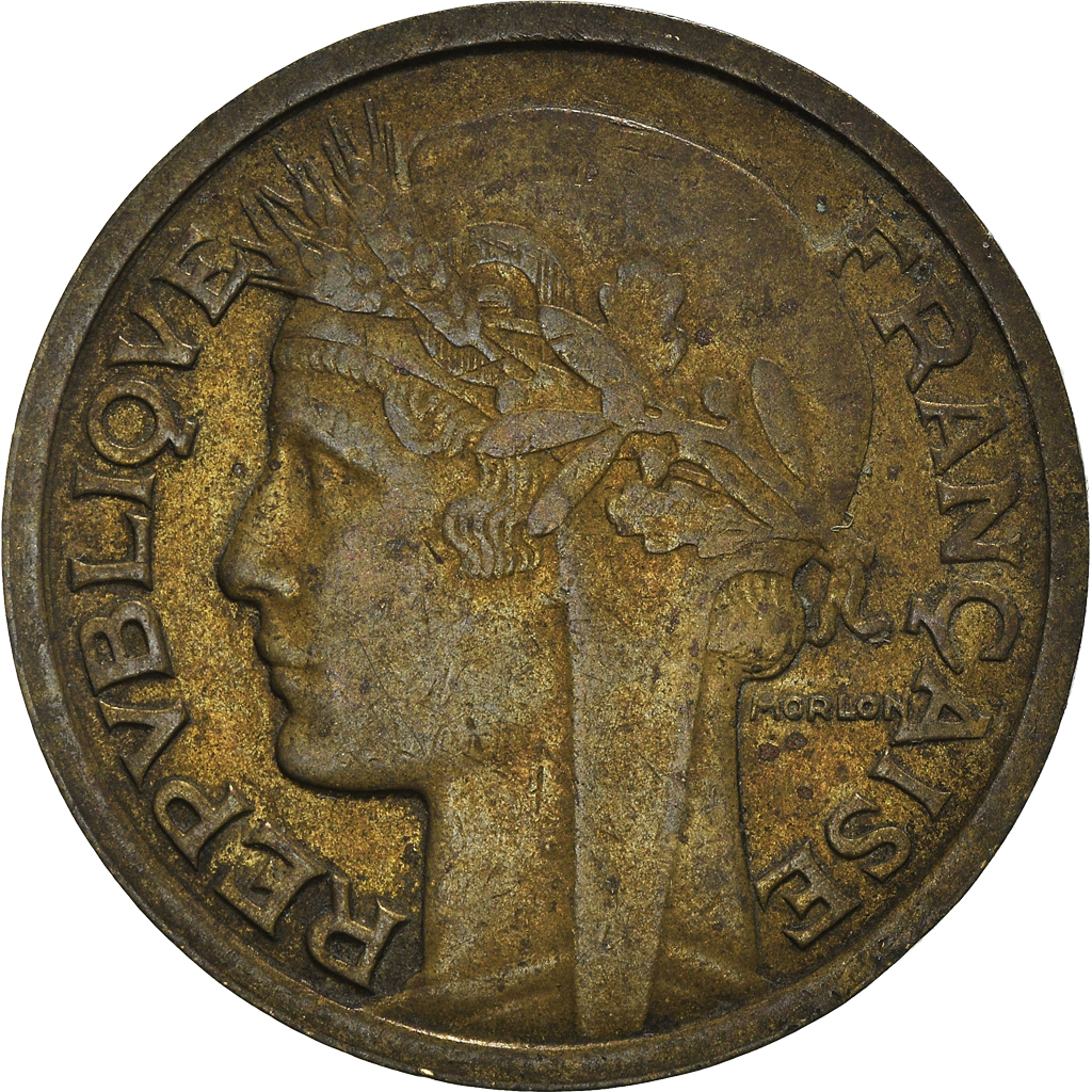 Moneda, Francia, 2 Francs, 1934