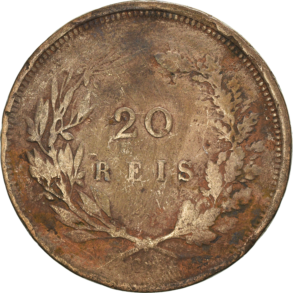 Moneda, Portugal, 20 Reis, 1892