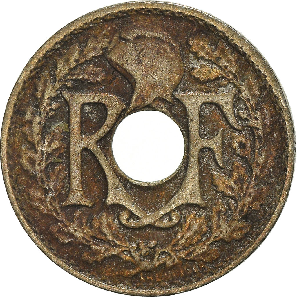 Moneda, Francia, 5 Centimes, 1921