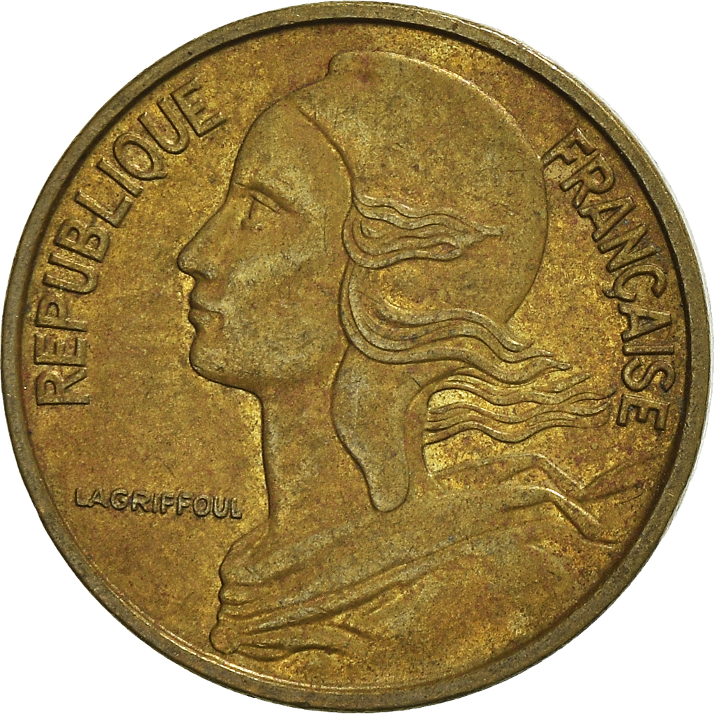 Moneda, Francia, 5 Centimes, 1966