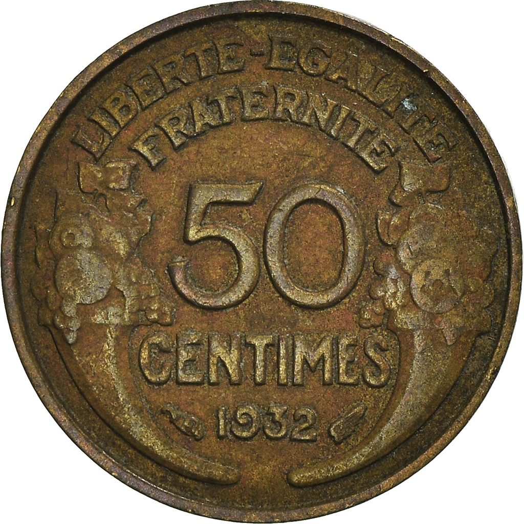 Moneda, Francia, 10 Centimes, 1932