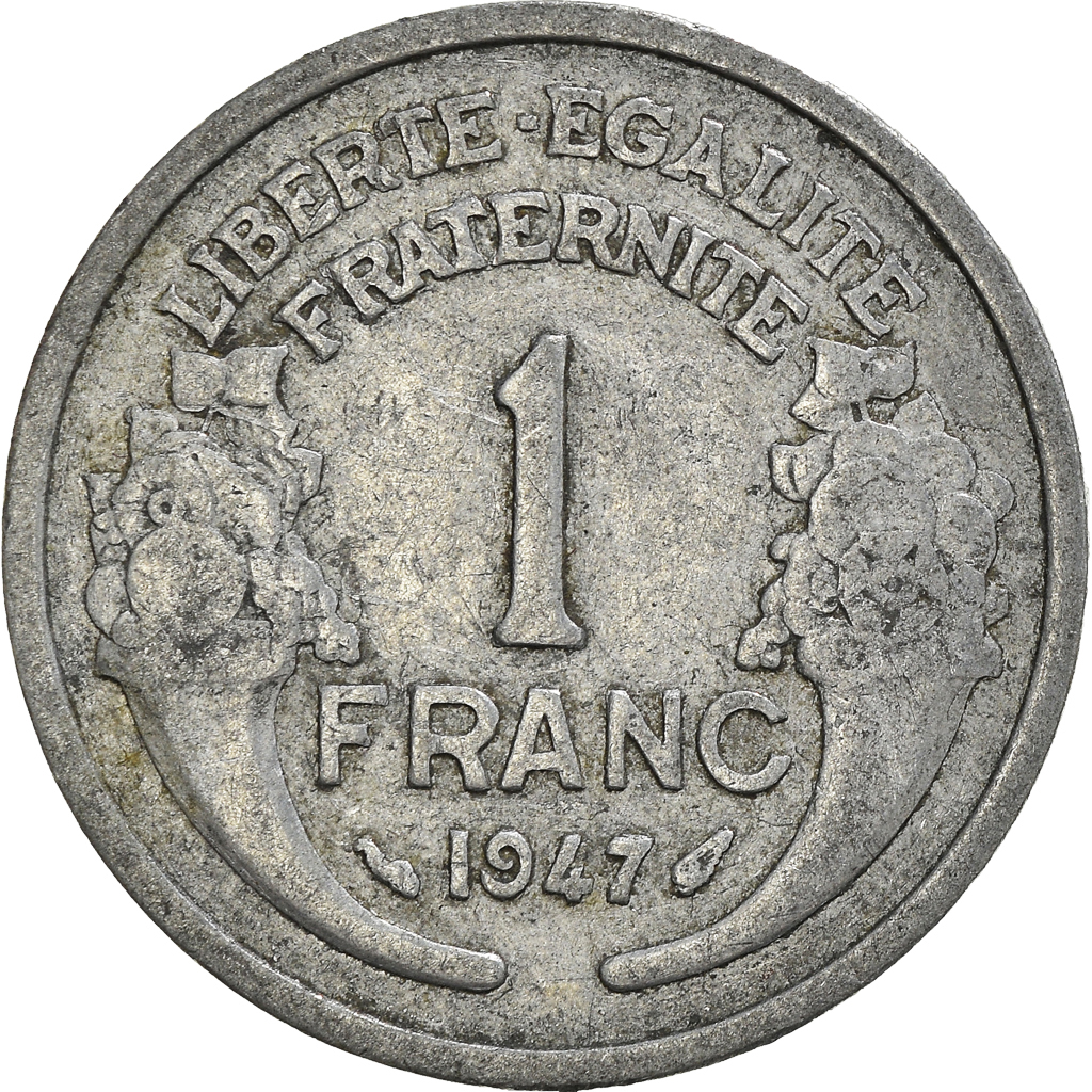 Moneda, Francia, Franc, 1947