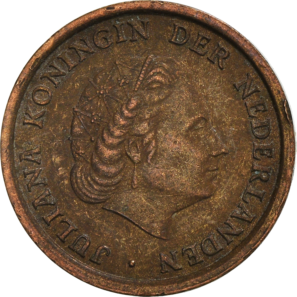 Moneda, Países Bajos, Cent, 1958