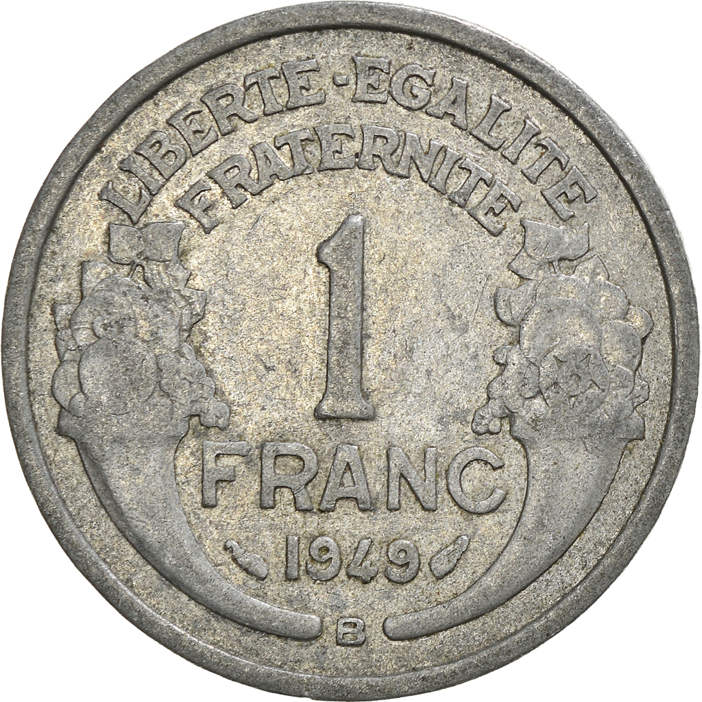 Moneda, Francia, Franc, 1949
