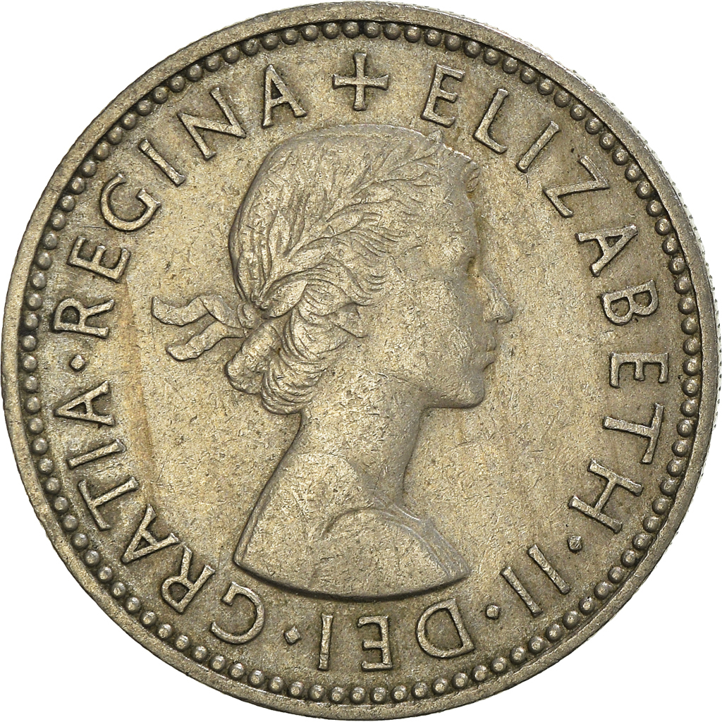 Moneda, Gran Bretaña, Shilling, 1955