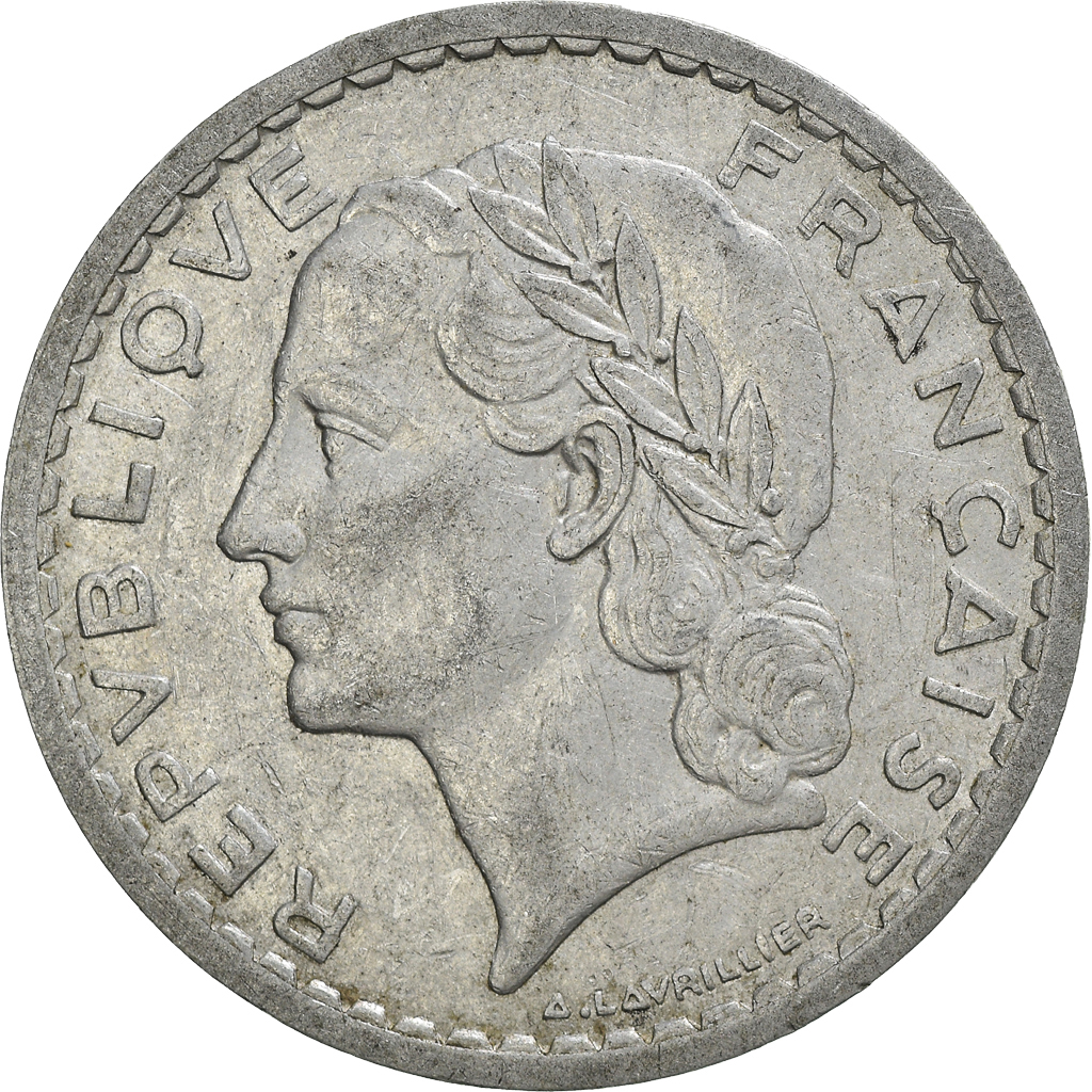Moneda, Francia, 5 Francs, 1949