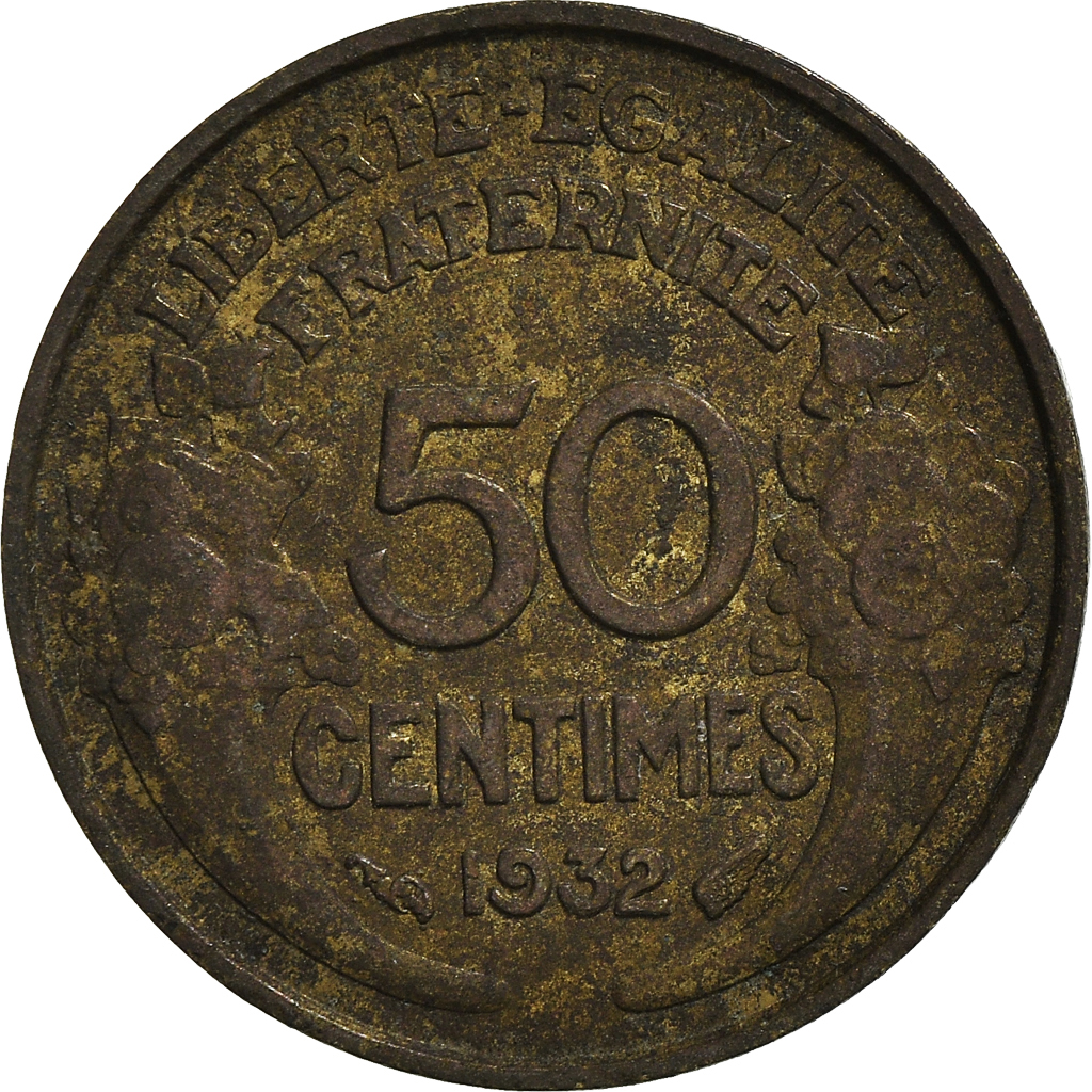 Moneda, Francia, 10 Centimes, 1932