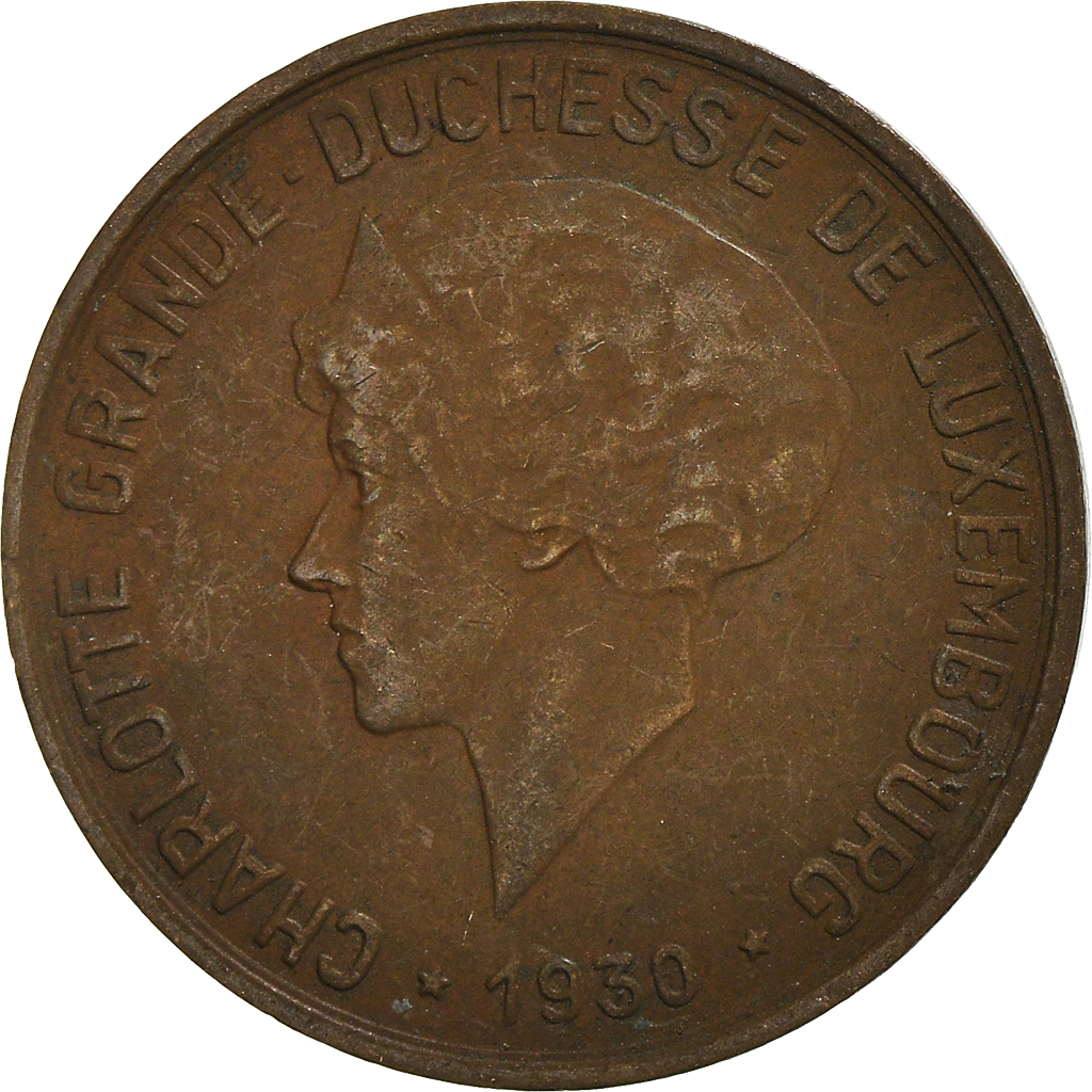 Moneda, Luxemburgo, 10 Centimes