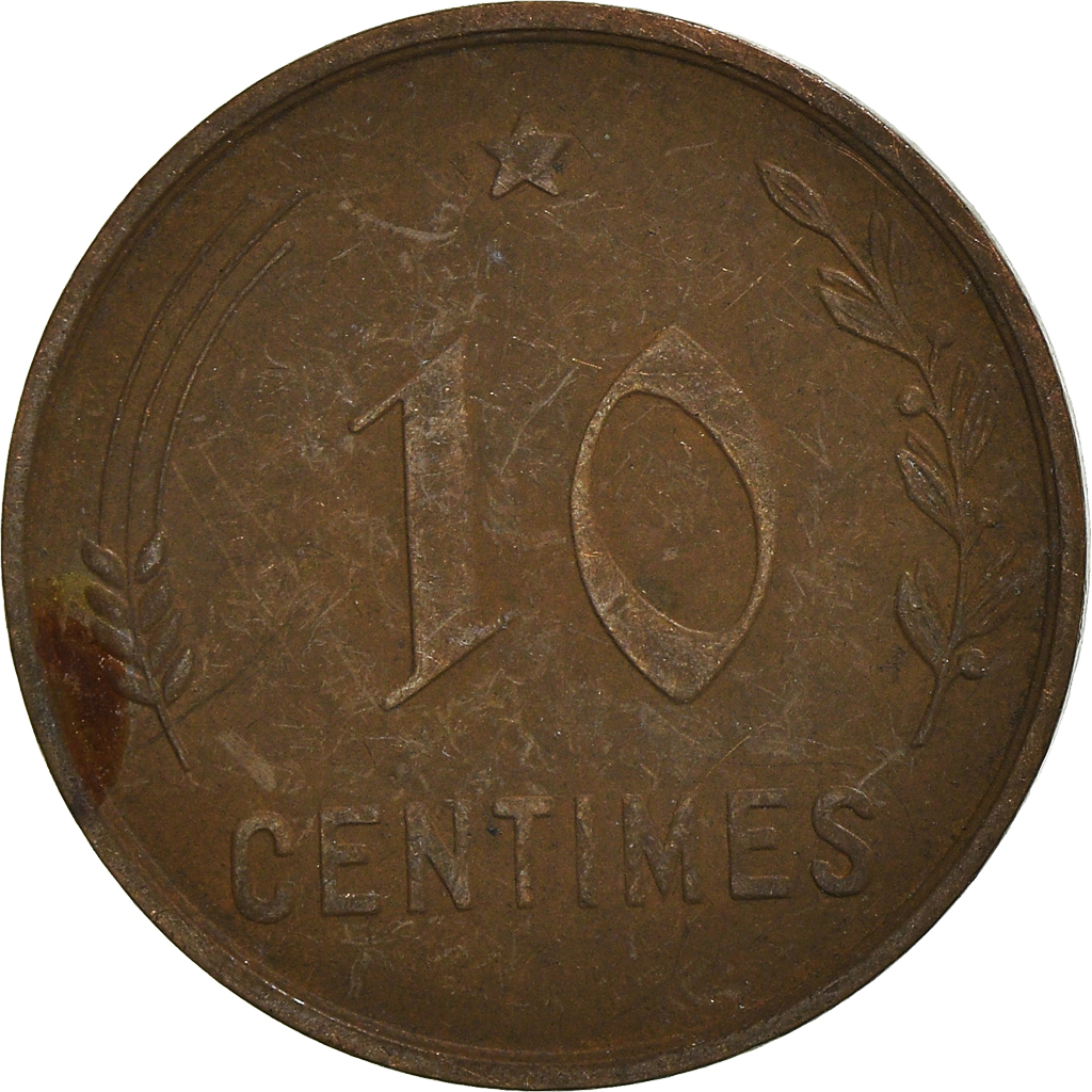 Moneda, Luxemburgo, 10 Centimes
