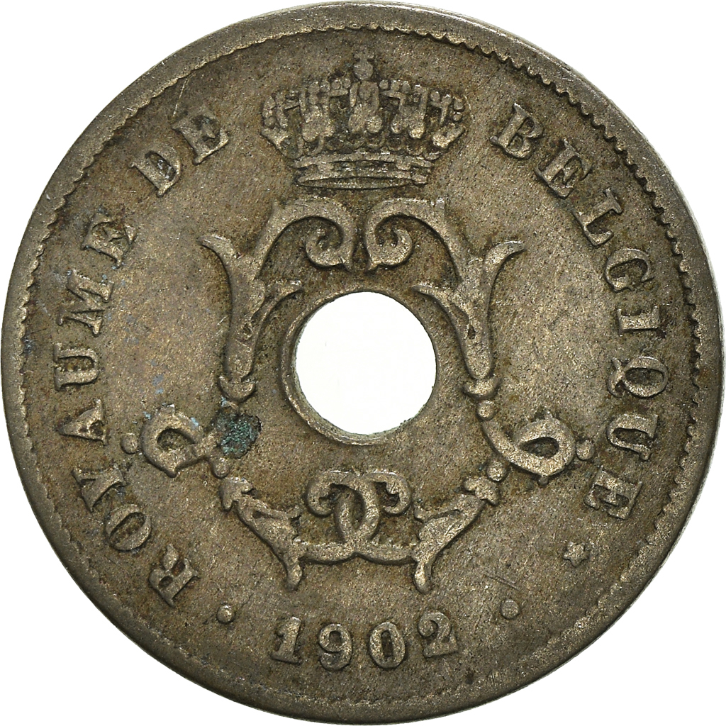 Moneda, Bélgica, 10 Centimes, 1902