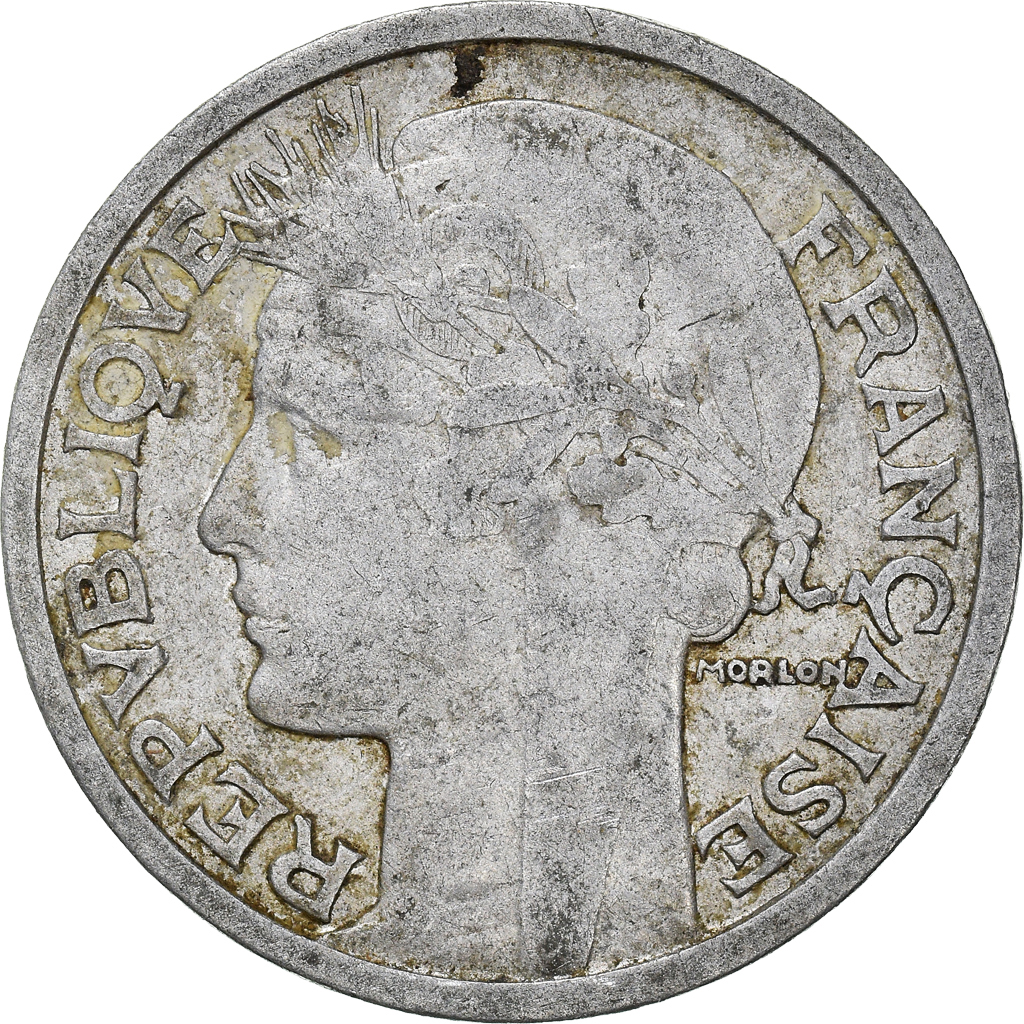 Moneda, Francia, 2 Francs, 1949