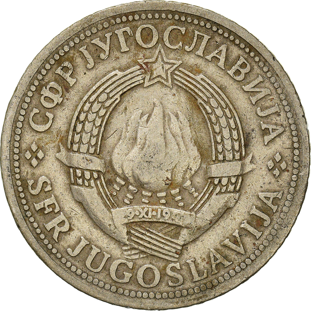 Moneda, Yugoslavia, 2 Dinara, 1971