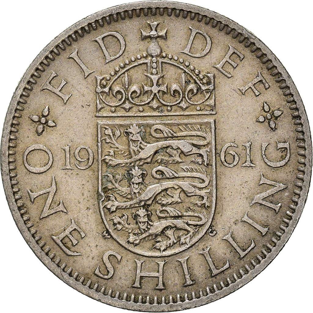 Moneda, Gran Bretaña, Shilling, 1961