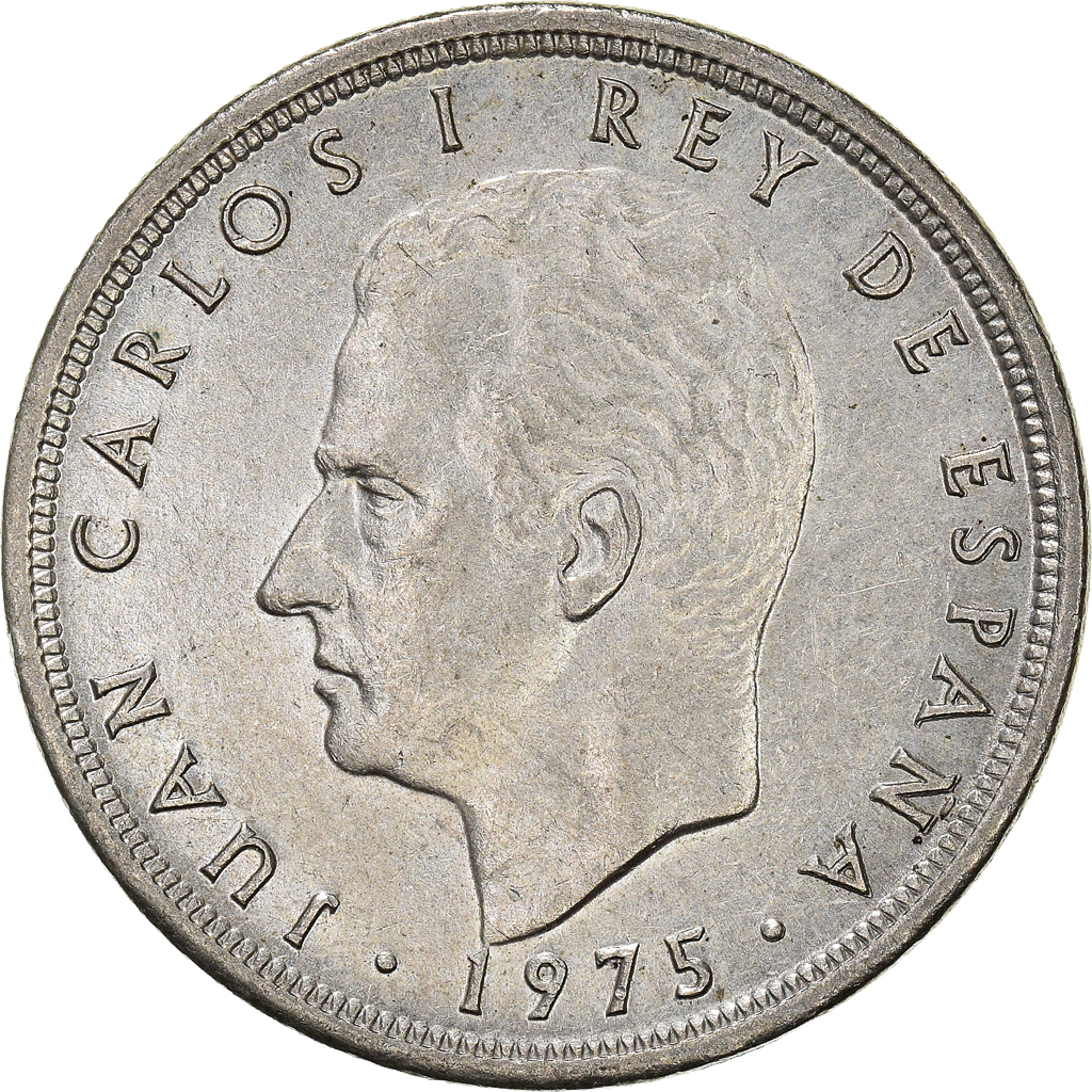 Moneda, España, 5 Pesetas, 1975 (79)