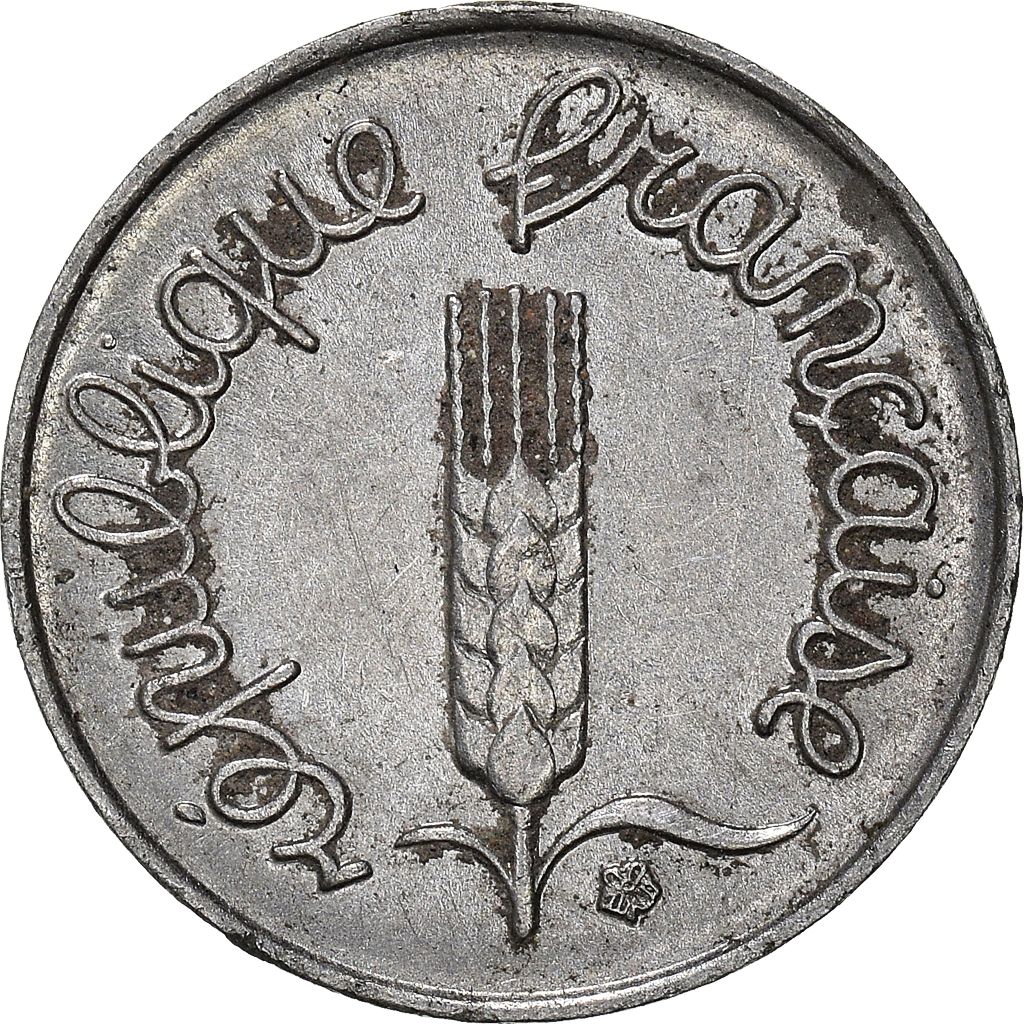 Moneda, Francia, Centime, 1965