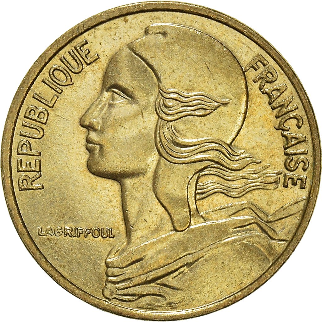 Moneda, Francia, 5 Centimes, 1998
