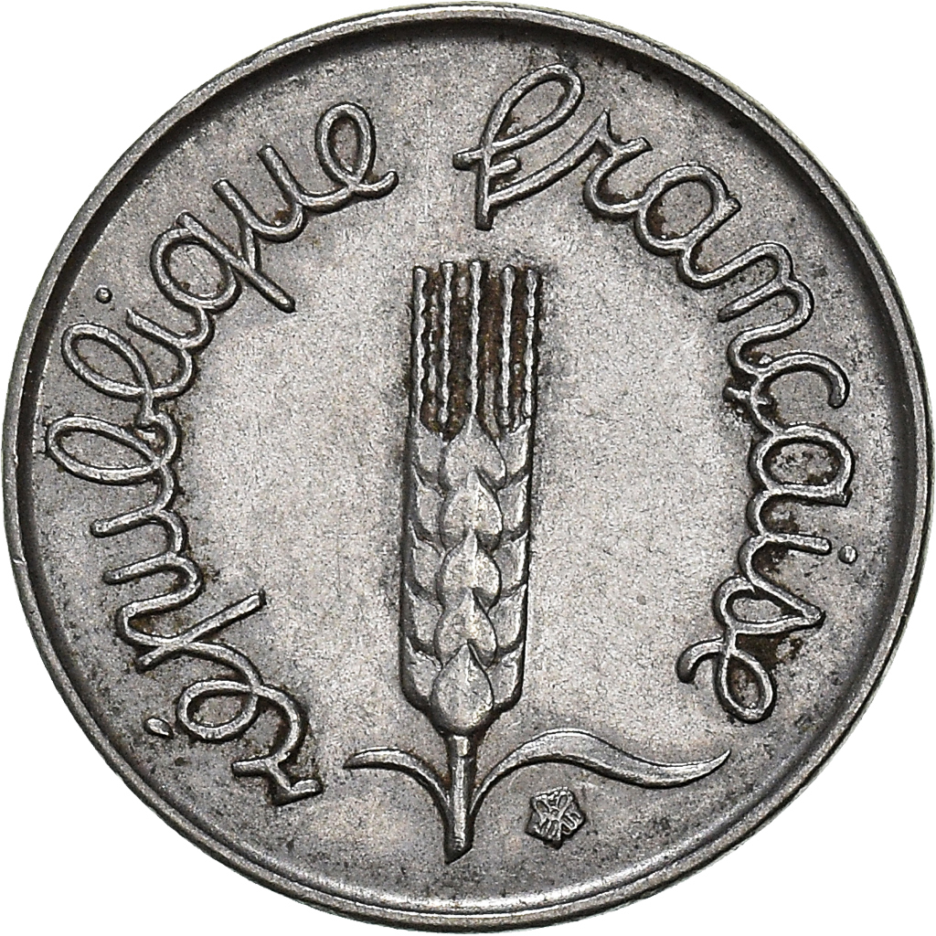 Moneda, Francia, Centime, 1968