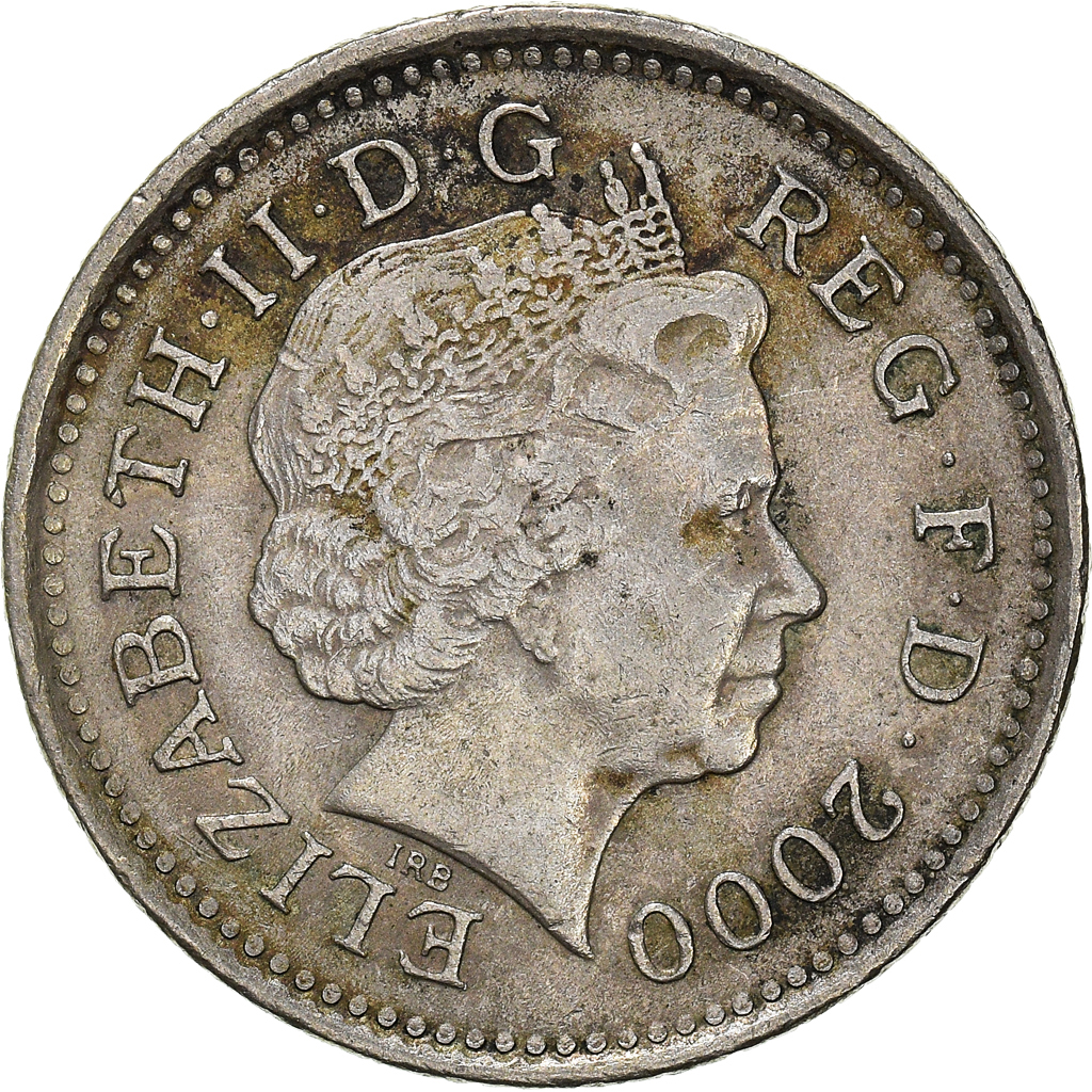 Moneda, Gran Bretaña, 10 Pence, 2000