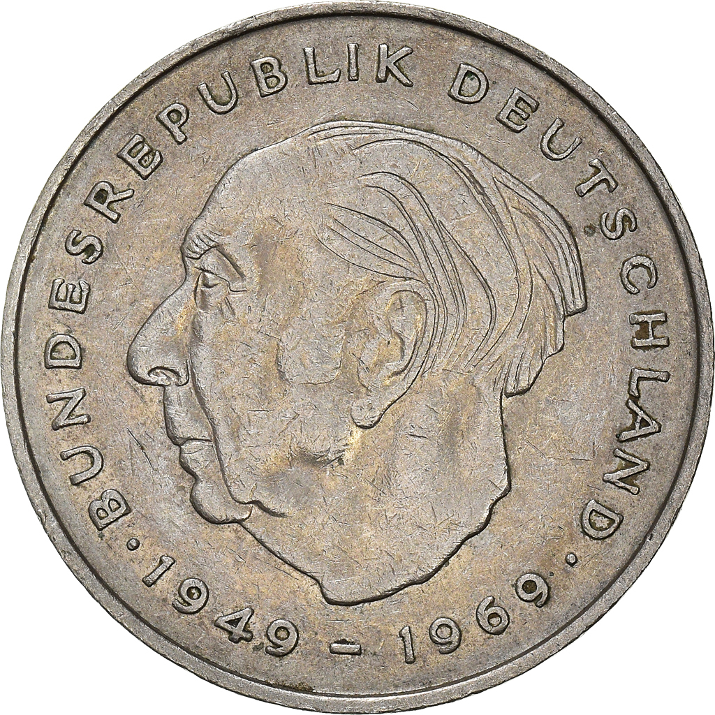 Coin, GERMANY - FEDERAL REPUBLIC, 2 Mark, 1972