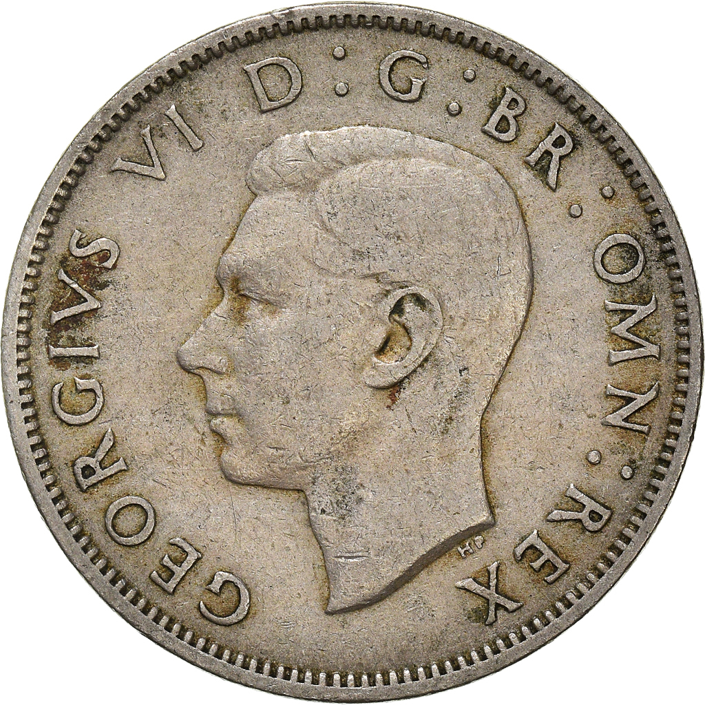 Moneda, Gran Bretaña, Florin, Two Shillings, 1948