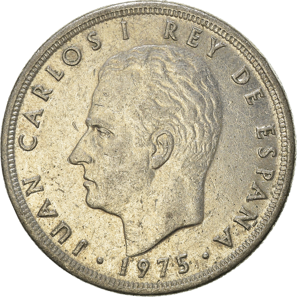 Moneda, España, 5 Pesetas, 1975 (79)