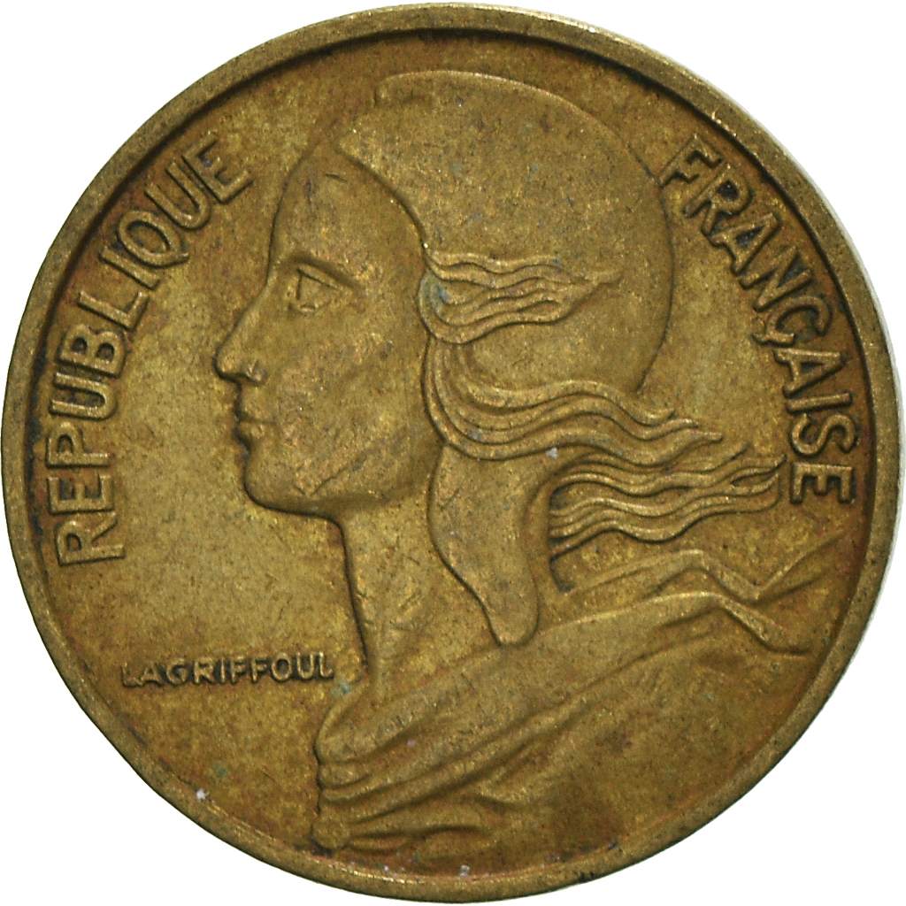 Moneda, Francia, 5 Centimes, 1966