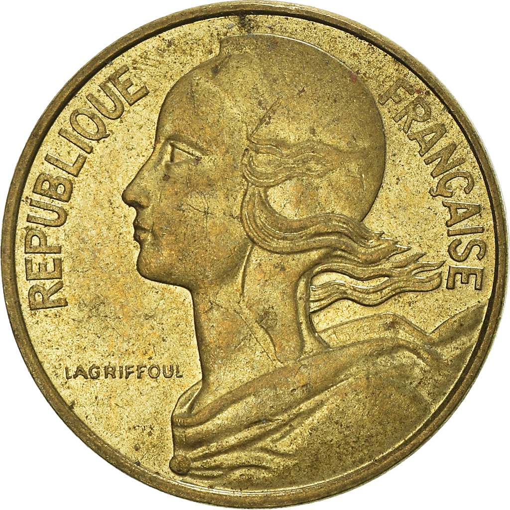 Moneda, Francia, 10 Centimes, 1982