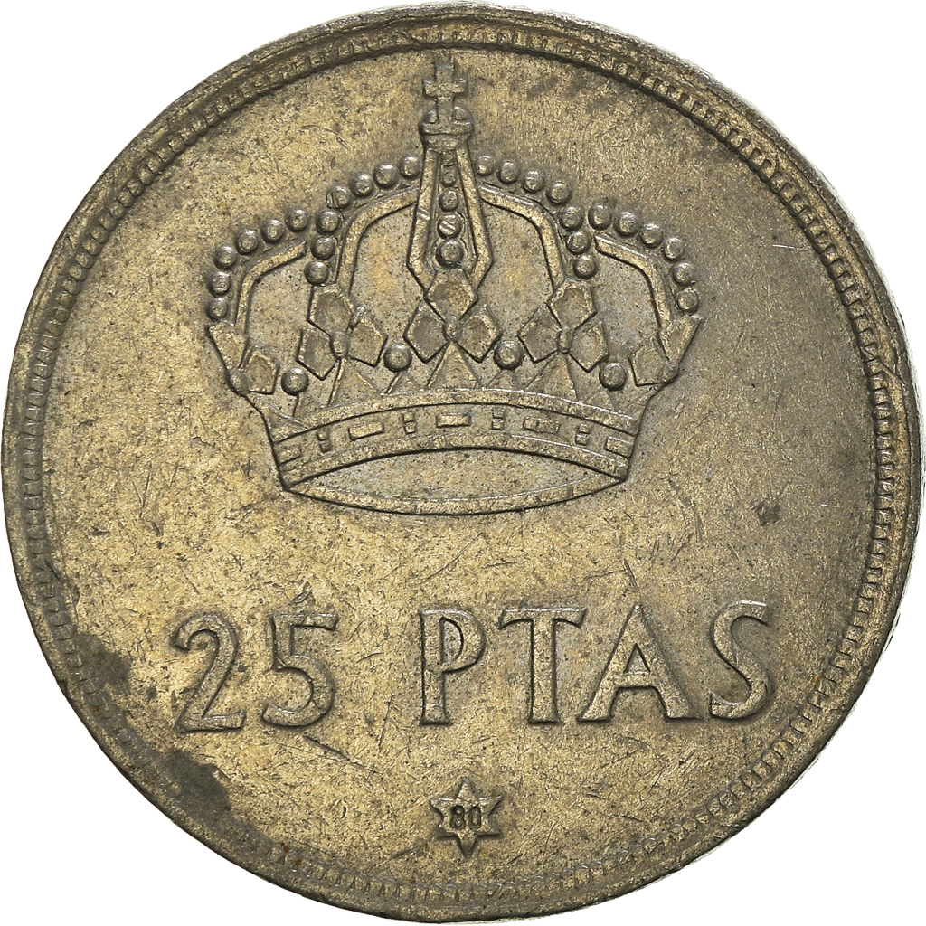 Moneda, España, 25 Pesetas